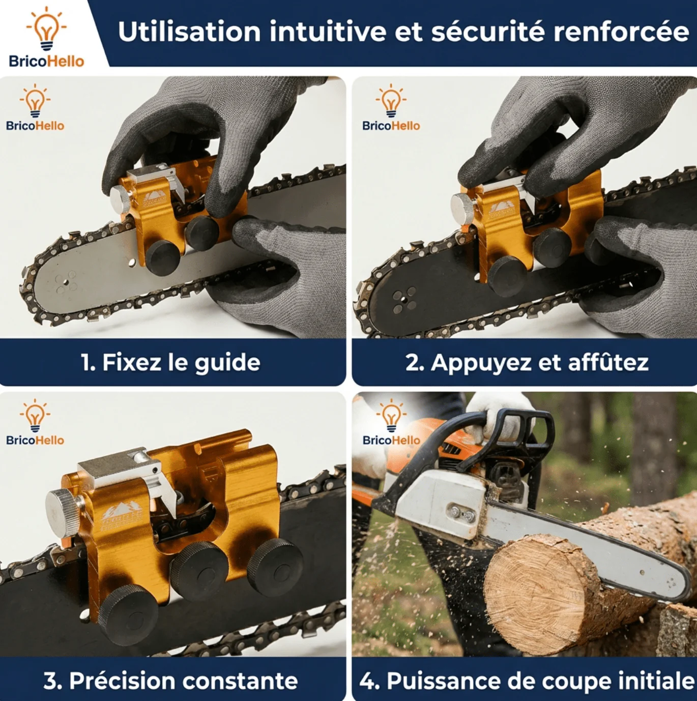 Affûteur de chaîne de tronçonneuse - Image 3