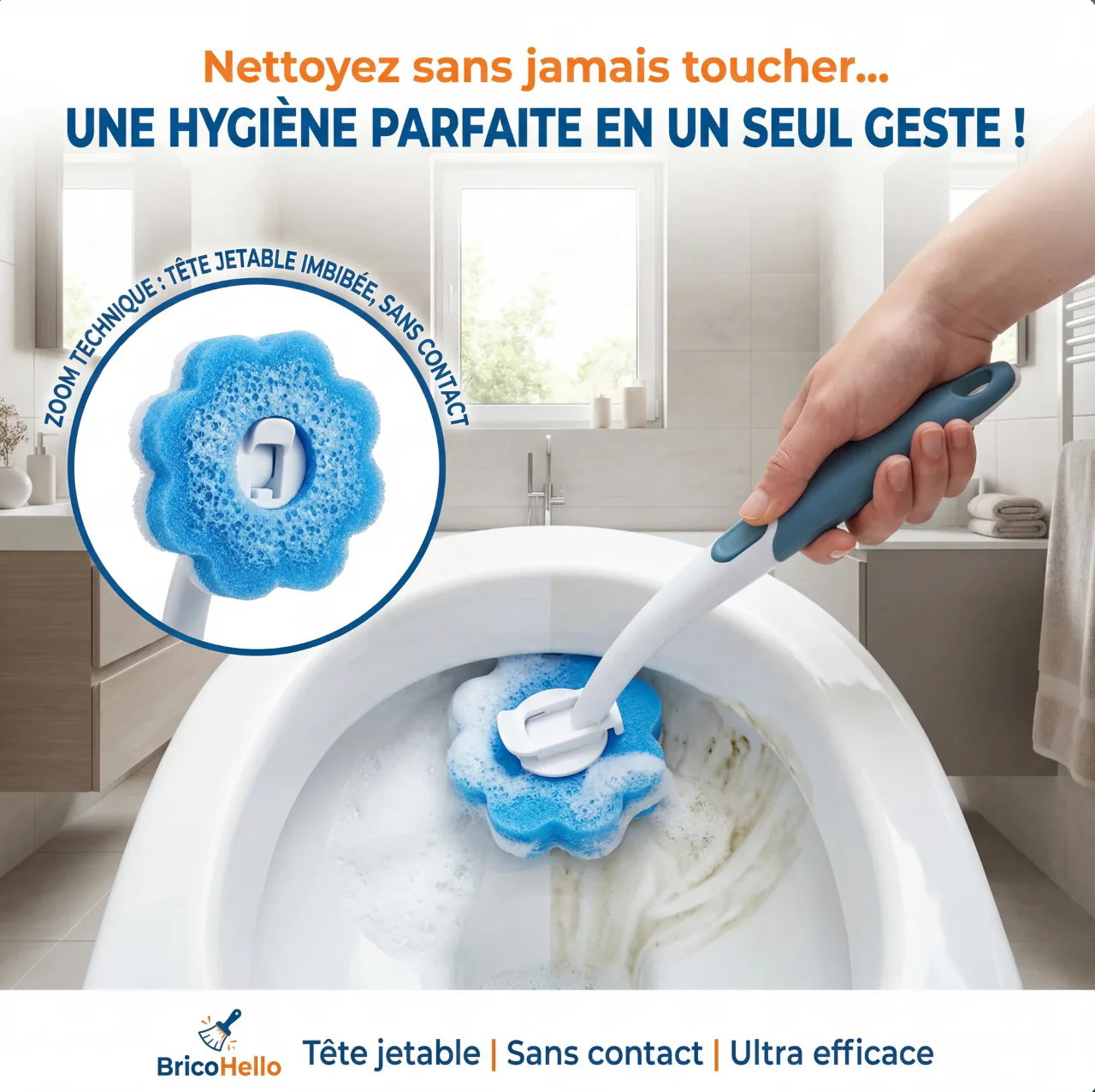 Brosse WC jetable-ultra performante - Image 5