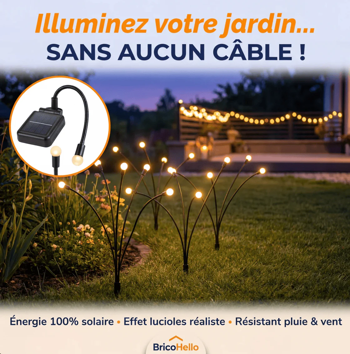 Lampes Lucioles Solaires - Image 3