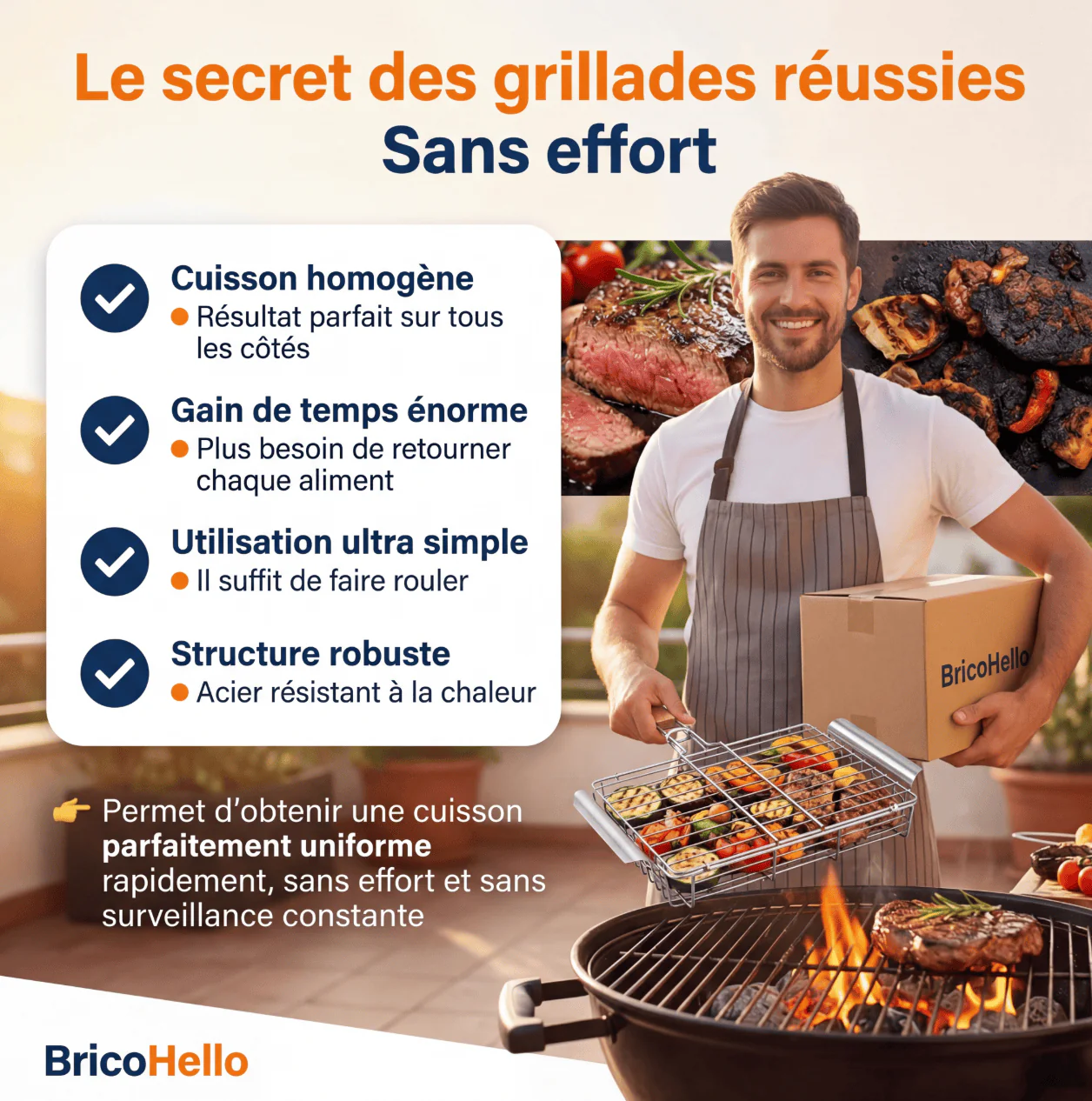 Panier à Barbecue Roulant - Image 4